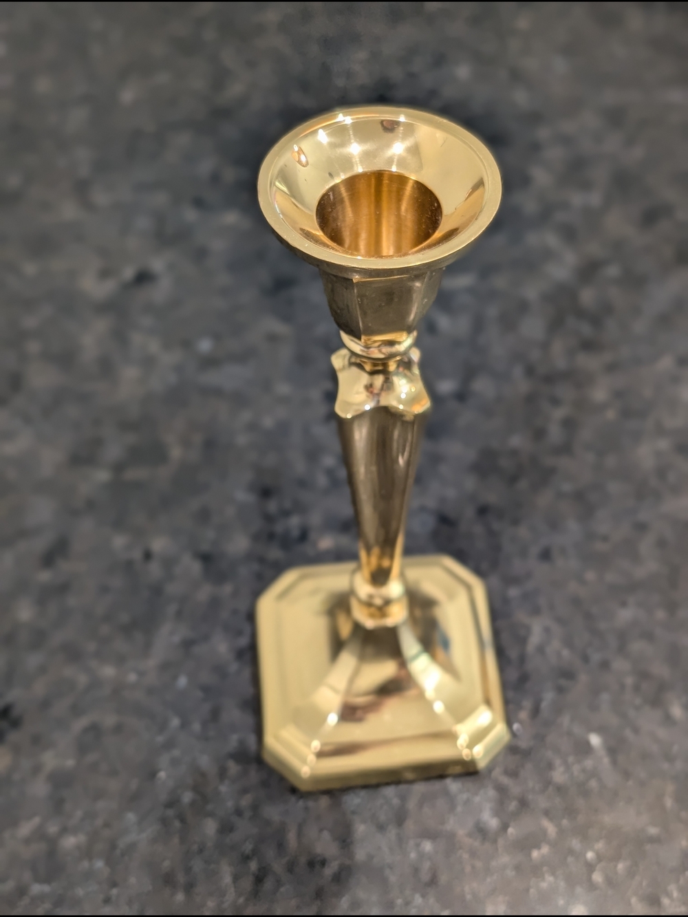 Vintage Brass Taper Candle Holder